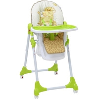 Высокий стульчик Polini Kids 470 Disney baby (Король лев, зеленый)