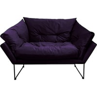 Интерьерное кресло Brioli Анико (велюр, B40 фиолетовый)