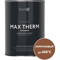Эмаль Elcon Термостойкая до 400C 0.8 кг (коричневый)