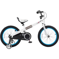 Детский велосипед Royalbaby Button Diy 16 (белый/голубой, 2019)