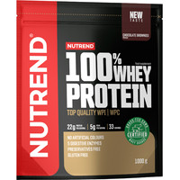 Протеин сывороточный (изолят) Nutrend 100% Whey Protein (1000г, шоколадный брауни)