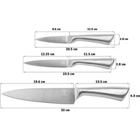 Набор ножей Elan Gallery 240357 (серебристый)