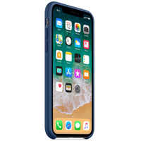 Чехол для телефона Apple Silicone Case для iPhone X Blue Cobalt