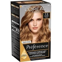 Крем-краска для волос L'Oreal Recital Preference 7.3 Марсель золотой русый