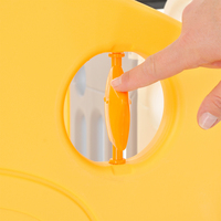 Манеж-ограждение Pituso Машинка с баскетбольной стойкой (желтый/белый)