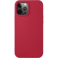 Чехол для телефона Deppa Liquid Silicone Case для Apple iPhone 12 Pro Max (красный)