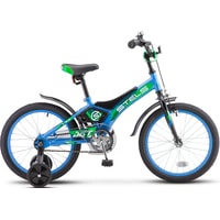 Детский велосипед Stels Jet 18 Z010 2020 (голубой/зеленый)