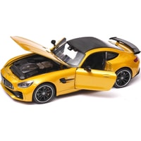 Легковой автомобиль Welly Mercedes-Benz AMG GT R 24081 (желтый)