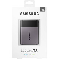 Внешний накопитель Samsung Portable SSD T3 1TB [MU-PT1T0B]
