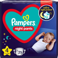 Трусики-подгузники Pampers Pants Maxi 4 ночные (25 шт)