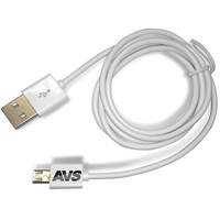 Кабель AVS MR-311 USB Type-A - microUSB (1 м, белый)