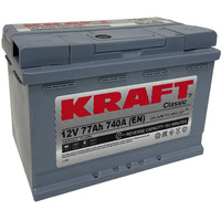 Автомобильный аккумулятор KRAFT Classic 77 R+ (77 А·ч)