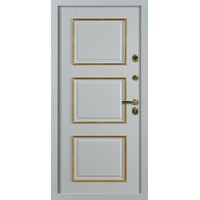 Металлическая дверь Стальная Линия Лувр для квартиры 100 мм