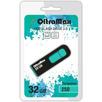 USB Flash OltraMax 250 32GB (бирюзовый) [OM-32GB-250-Turquoise]