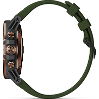 Умные часы Coros Vertix (коричневый/зеленый, силиконовый ремешок)