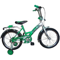 Детский велосипед Салют+ 18 (зеленый/серебристый)