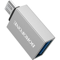 Адаптер Borofone BV2 USB Type-A - microUSB