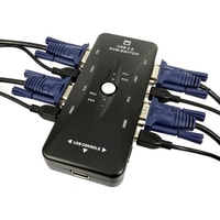 KVM переключатель USBTOP 4x USB2.0 / VGA