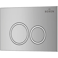 Унитаз подвесной Roxen Antares One Rimless 6 в 1 StounFix Slim 508565 (кнопка: хром)