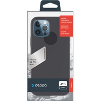 Чехол для телефона Deppa Soft Silicone для Apple iPhone 12 Pro Max (черный)