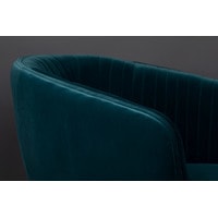 Интерьерное кресло Dutchbone Dolly Soft (синий/черный)