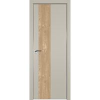 Межкомнатная дверь ProfilDoors 5E 60x200 (шеллгрей/вставка каштан натуральный)