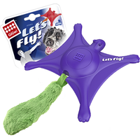 Игрушка для собак GiGwi Белка-летяга для метания с пищалкой 75426