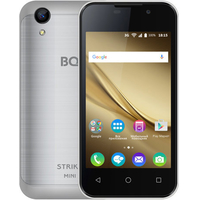 Смартфон BQ-Mobile Strike Mini (серебристый) [BQ-4072]