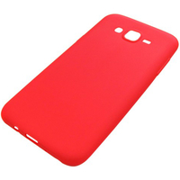Чехол для телефона Gadjet+ для Samsung Galaxy J7 (матовый красный)