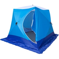 Палатка для зимней рыбалки Стэк Куб-3 Long (трехслойная, дышащая)