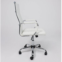 Кресло AksHome Elegance Light Eco (белый)