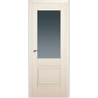 Межкомнатная дверь ProfilDoors Классика 2U L 80x200 (магнолия сатинат/стекло графит)