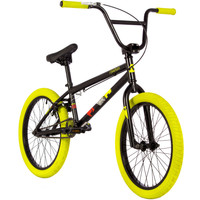 Велосипед Novatrack Wolf 2023 (черный/желтый)