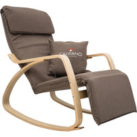 Кресло-качалка Calviano Comfort 1 (коричневый) в Бобруйске