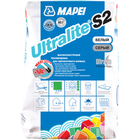 Клей для плитки Mapei Ultralite S2 (15 кг, серый)