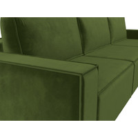 Диван Лига диванов Куба Лонг (микровельвет, зеленый)