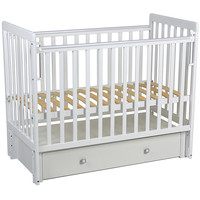 Классическая детская кроватка Фея 328-01 (белый)