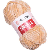 Пряжа для вязания Yarnart Chenille 100% микрополиэстер 545 (90 м, бежевый)