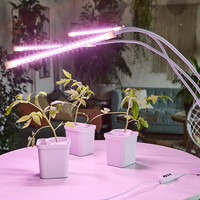 Лампа для растений Uniel ULT-P33-18W/SPLE/TM/60 IP40 WHITE TRIPLE UL-00008904