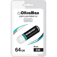 USB Flash OltraMax 230 64GB (черный) [OM-64GB-230-Black]