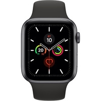 Умные часы Apple Watch Series 5 44 мм Воcстановленный by Breezy, грейд B (алюминий серый космос/черный спортивный)