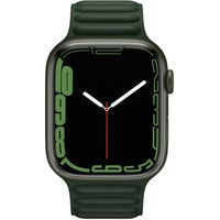Умные часы Apple Watch Series 7 45 мм (зеленый/зеленый спортивный)