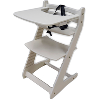 Растущий стул Millwood Вырастайка Eco Prime со столиком под ограничитель (белый)