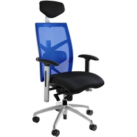 Кресло UNIQUE Exact (черный/синий)