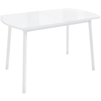 Кухонный стол Listvig Винер 120-152x70 (белый)