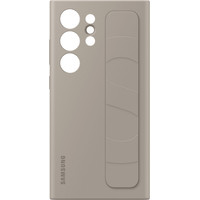 Чехол для телефона Samsung Standing Grip Case S24 Ultra (серо-коричневый)