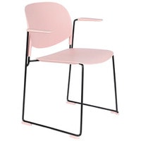 Интерьерное кресло Zuiver WL Stacks (розовый/черный) в Гродно