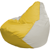 Кресло-мешок Flagman Груша Г2.1-266 (жёлтый/белый)