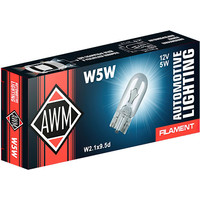 Лампа накаливания AWM W5W 410300009 1шт