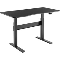 Стол для работы стоя ErgoSmart Air Desk L (черный)